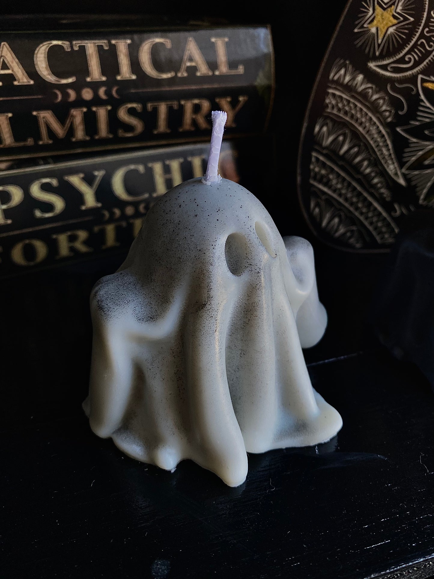 Ghost Candle | Halloween Goth Decor